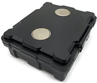 Generic Mini-Aufbewahrungsbox, wasserdicht, magnetisch, mit Innenteilern, Magnetbefestigung