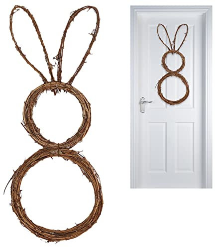Osterhasen-Türkranz, exquisite Hasen-Ostergirlande, niedlicher Türbehang, Kranz, dekorative Osterblume für Wand, Fenster, Haustür