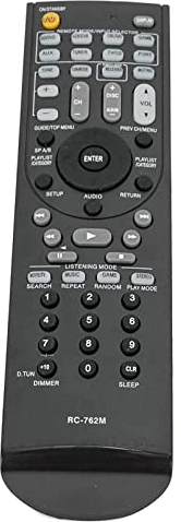 VINABTY RC-762M Fernbedienung ersetzen Passend für Onkyo AV Receiver HT-RC230 HT-S3300 SKC-380C AVX-280 AVX-290 HTP-380 HT-R380 HT-R390 HT-R538 SKC-380 SKW-380 SKF-380L HT-R280 SKF-380R