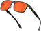 ATTCL Klassische Herren Polarisierte Sonnenbrille mit Rechteckig Metallrahmen und Karbonfaser Bügeln,UV400 Schutz Sonnenbrillen 8999 Red