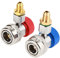 Adaptadores R134A, Adaptador de Acoplador de Aire Acondicionado QuickConnector de Alta-baja, Refrigeración para Automóvil Manguera de Manómetro de Freón Manguera Conector de Acoplador Rápido de Latón