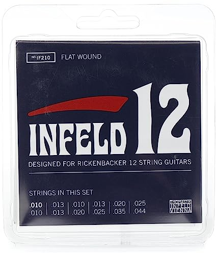 Corde per chitarra elettrica Thomastik 12 corde flatwound IF210