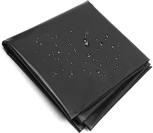 DECAKE Gardens Pond Liner Durable Pond Liner HDPE Liners Long 6.5-46 ft, 10 Mil Flexible Pond Liner Easy Cutting, Pond Liners for Natural Look Ponds, Waterfall, Pondsand Water Garden (Bla