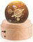HABOWN Kristallkugel Spieluhr, 360 ° drehbare hölzerne Spieluhr mit Licht, Geburtstagsgeschenk, Projektionsfunktion mit Beleuchtung, LED Mond Lampe, Valentinstagsgeschenk, Jubiläum (Asteroid)