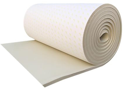 Selbstklebend Dämmschaummatte, Isolierung Kautschuk Dämmung Dämmplatte, Perfekt als Wärmedämmung, Kälteschutz und Verdunklung(Thick:20mm/0.8,Off White)