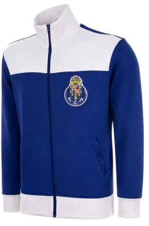COPA - Retro Fußballjacke Herren - FC Porto 1957 - Blau - 50% Baumwolle – 50% Polyester