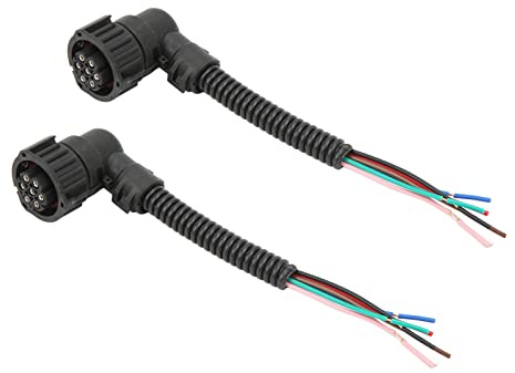 Ausla Rücklicht Kabelbaum Verbinder, 2 Stück | Scheinwerfer Kabelbaum Stecker, für DAF MAN Relay Ducato Daily
