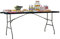 Neo Folding Table Portable Fold Up Tables Camping Garden Party BBQ Dinner Buffet Picnic (6 Foot Black)