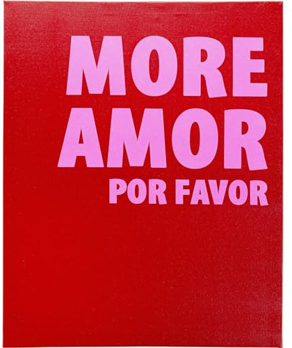 Kare Design Wandbild More Amor, Rot/Rosa, Rechteckig, Gerahmt, Bilddruck, Abstrakte Kunst, Pop Art, Wandbild, Modernes Design, Schlafzimmer, Wohnzimmer, 50x40 cm (H/B)