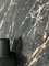 Newroom Papier peint Noir Marbre Intissé - Moderne Or Gris Métallique Optique 3D