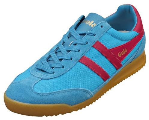 Gola Unisex Tornado Sneaker, Santorini/Fuchsia, 40 EU