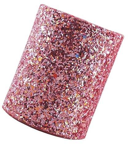 PLAFOPE Makeup Brush Holder Multi-function Storage Container Thickened Cosmetic Brush Bucket Pink Dustproof Organizer for Dressing Table Desktop