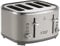 Russell Hobbs Toaster 4 Slice (Independent & Extra wide slots, 6 Browning levels, Frozen, cancel & reheat features with blue indicator light, removable crumb tray, Mocha) Stylevia 26293