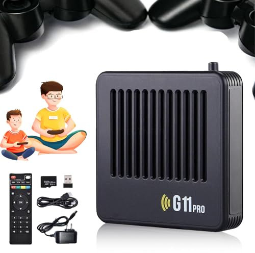 G11 Pro Game Box, Retrowave G11 Pro Game Box, Retrowave G11 Pro [4k + 256gb], 100,000 Retro Games, Plug & Play Video Games with 2 Wireless Dual Controllers (256g)