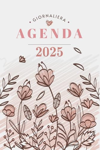 Planner Agenda Giornaliera Personalizzata 2025: pianificazione giornaliera, obiettivi e produttività a portata di mano.