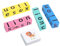 Abaodam Boys and Girls Letter Block Puzzle English Alphabet Cognition Toys Word Spelling Game Educational Learning Toy