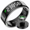 Smart Ring mit Display Smartring für Herren Damen IP68 Wasserdicht Fitness Ring Tracker Android IOS Fitnessring Smarter Ring SpO2 Schlaf Pulsmesser Schrittzähler Sport