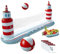 L'ensemble de Volleyball de Piscine Comprend 57, 1x118, 1 Pouces Volley-Ball Gonflable Volleyball et Plateau, Jeu Jeu multisers pour Les Enfants pour Les Enfants et Les Adultes