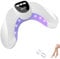 Nail Fungus Laser Device,2025 NEW UPGRADE-Fungal Nail Laser Treatment Device with Time Display, 910 nm Infrared 470 nm Violet Light Antifungal Laser，for Multiple Toenails & Fingernails