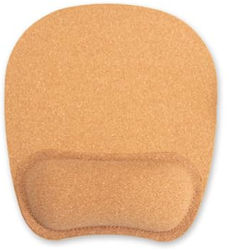 Muka Mauspad mit Gel-Handgelenkauflage aus Kork Mousepad Mausmatte für das Büro