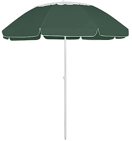 Sophrelle Parasol de Plage Vert 300 cm,Parasols & voiles d'ombrage,3.15kg-314717