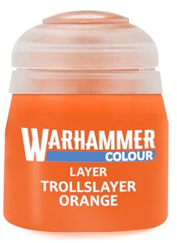 Warhammer Colour Layer: Troll Slayer Orange12ml Acrylic paint