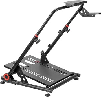 MAXMOUNT Racing Simulator Lenkradständer mit Schalthebel – klappbar Rennsimulator, Stahlrahmen, bis 20 kg