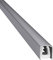Design Alu KabelkanalSLIM SHADE für TV, PC etc. - silber matt eloxiert - Länge 110cm - Platz für viele Kabel - 110 x 1,6 x 1,8 cm - Verkleidung aus Aluminium - einfache Installation