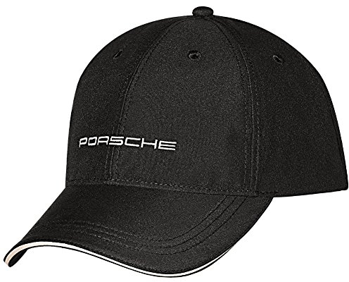 Porsche Baseball-Kappe klassisch mit Logo schwarz
