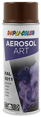 DUPLI-COLOR 744396 AEROSOL ART RAL 8011 nussbraun glänzend 400 ml