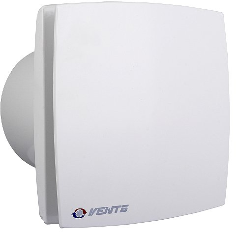 Bad-Lüfter Ventilator Wandlüfter 100 125 150 VENTS LD-TH /LDA-TH Nachlauf (Timer) Feuchtesensor (Weiss, Ø 125)