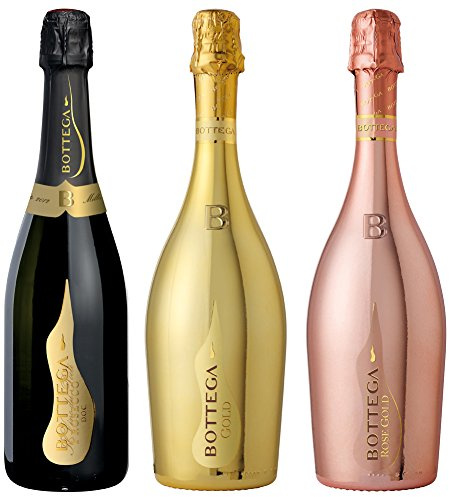 Bottega Sparkling Wines Collection, 75 cl (Case of 3)