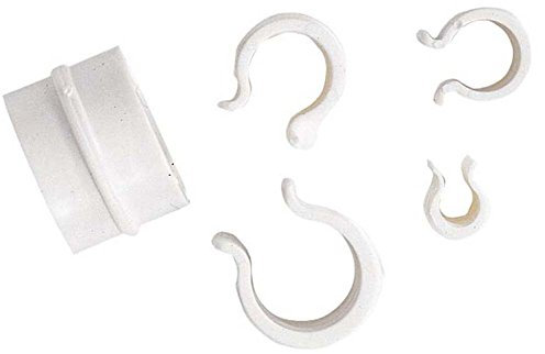 Verdemax 4532 - Clips Fissaggio Per Teli Protezione, diam. 10 mm, Confezione 20 Pezzi