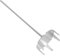 Broilmann 10,2 cm Edelstahl Schweinefleisch Abzieher Verwendet mit Standard Handbohrer