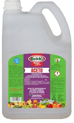 Bioki Aceto Concentrato Naturale Tanica per Agricoltura Bio