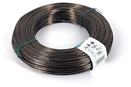 BonsaiGranada | Alambre Aluminio anodizado 1 kg Chino 1,5 mm | Alambre para Ramas de bonsái