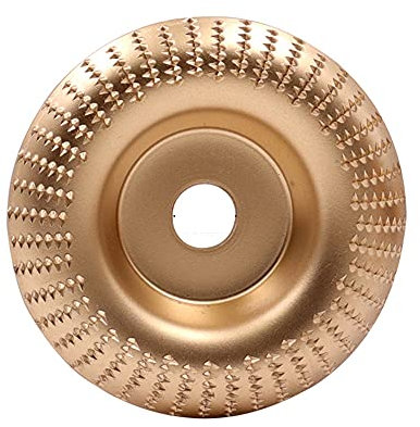 Angle Grinder Disc 4In Rugged Wood Grinding Wheel Tungsten Carbide Carving Abrasive Disc Shaping Polishing Grinding Wheel Plate Woodworking Cutter Tool for Angle Grinder