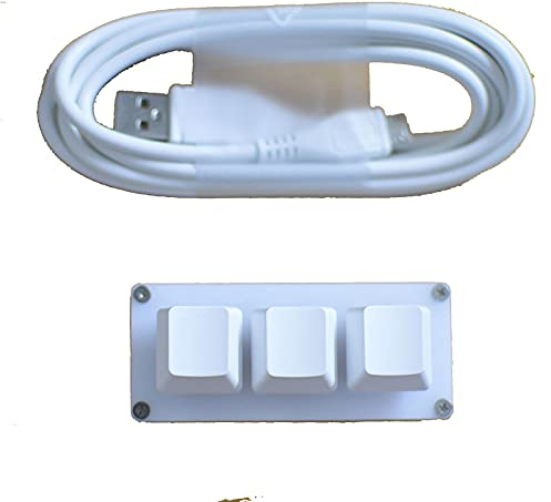 LICHIFIT Mini-Tastatur mit 3 Tasten, Gaming-Tastatur, Programmierung, Makro-Tastatur, mechanische Tastatur, Ersatz für Sayobot OSU