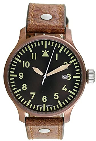 Aristo Herren Uhr Armbanduhr Vintage Erbstück Fliegeruhr Quarz 0H18QU