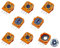ElecGear 8 X Fu 2,3 K di Ricambio per Controller Wireless PS5 DualSense, Trim Pot resistenze di Ricambio per Favor Union Analogico Joystick