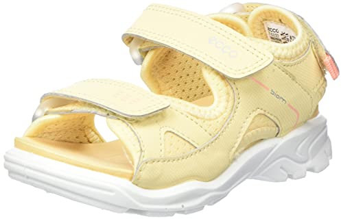 ECCO Mädchen Biom Raft Flat Sandal, Straw, 29 EU