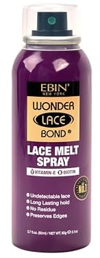 EBIN NEW YORK Wonder Lace Bond Lace Melt Vitamin E + Biotin 80 ml Finition naturelle avec soin capillaire nourrissant