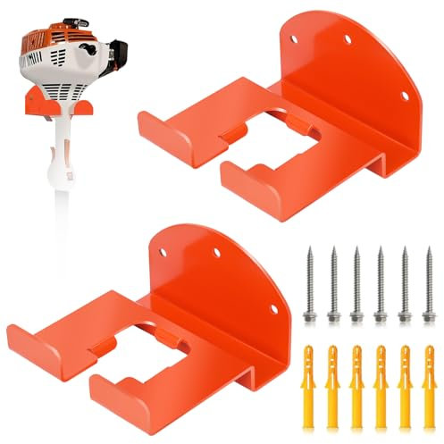 Gubeter Trimmer Rack 2 Pack – Halterung für Elektrowerkzeuge und große Werkzeuge, Wandmontage – kompatibel mit verschiedenen Werkzeugen wie Trimmern und Heckenscheren