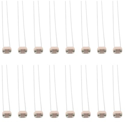 Create idea 100Pcs LDR5528/GL5528 5mm 1 Ohm Photoresistance LDR Resistor 5528 Photo Light Sensitive Resistor Light Dependent Resistors 150V 100mw