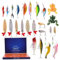 Angel Adventskalender 2023 24 Tage Angelköder Weihnachts Countdown Angelgeräte Set Für Barsch Forelle Lachs Männer Angelliebhaber