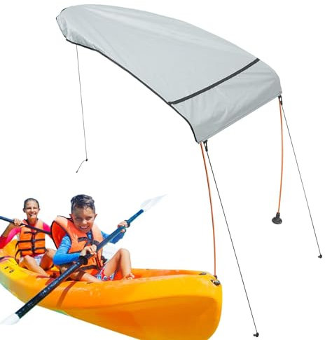 Voile d'ombrage Gonflable pour Bateau | Parasol pour Kayak, Parasol pour Bateau, kit d'auvent pour Kayak, canoë, pêche