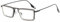 Damen-Brille mit quadratischem Rahmen, modische Brillen, klare Gläser, cooles Freizeitkleid, Accessoire, Brille für Frauen, Brillen für Frauen, klar, Schwarzer Rahmen, weißes Fi