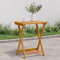 TEHTX7 Gartentisch Garten Terrasse Tisch Balkontisch Terrassentisch Freien Esstisch 50x36x60 cm Massivholz Akazie