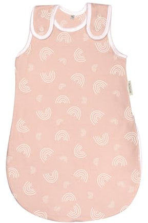 MOYO Schlafsack Rund Zarter Regenbogen Rosé 86/92