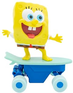 Bob Esponja | Vehículo Teledirigido Surf – Mando en Forma de Tabla – Figura Oficial – Juguete Infantil 5+ – Nickelodeon
